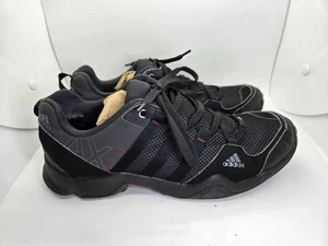 Adidas AX2 Traxion Hiking Shoes Mens 10.5 Black Waterproof Trail Terrain Sneaker - Picture 1 of 9