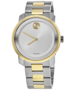Reloj para hombre Movado Bold esfera plateada acero y oro 3600431-PO - Imagen 1 de 4