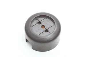 alte Bakelit Steckdose Aufputz rund art deco loft design - Foto 1 di 4