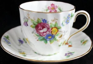 Juego de tazas y platillos ramo toscano real toscano - Imagen 1 de 4