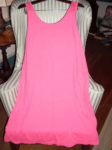 NWT FRESH PRODUCE COTTON SUNSHADE DRESS IN PAPAYA FRUIT..SO EASY AND COMFY (L) - Picture 1 of 1