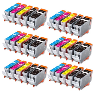 Ink Tank Value Pack for PGI-5BK CLI-8 Canon Pixma MX850 iP4200 iP4300 IP4500 - Image 1 of 4