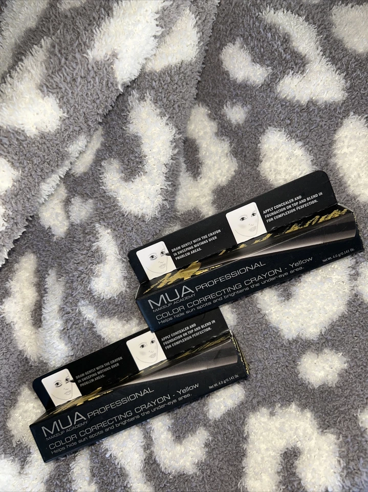 2 MUA Professional Makeup Academy correção de cor 3XCrayon amarelo. Brilha - Imagem 1 de 1