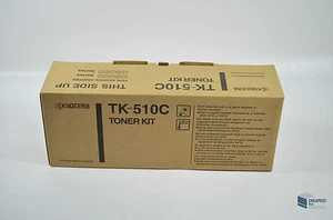 Tóner original Kyocera Mita TK-510C para Ecosys C5020, C5030, NUEVO  - Imagen 1 de 2