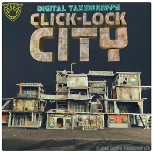 Click Lock City Modular Impreso en 3D Ciencia Ficción Terreno 28mm Necromunda Warhammer 40K - Imagen 1 de 91