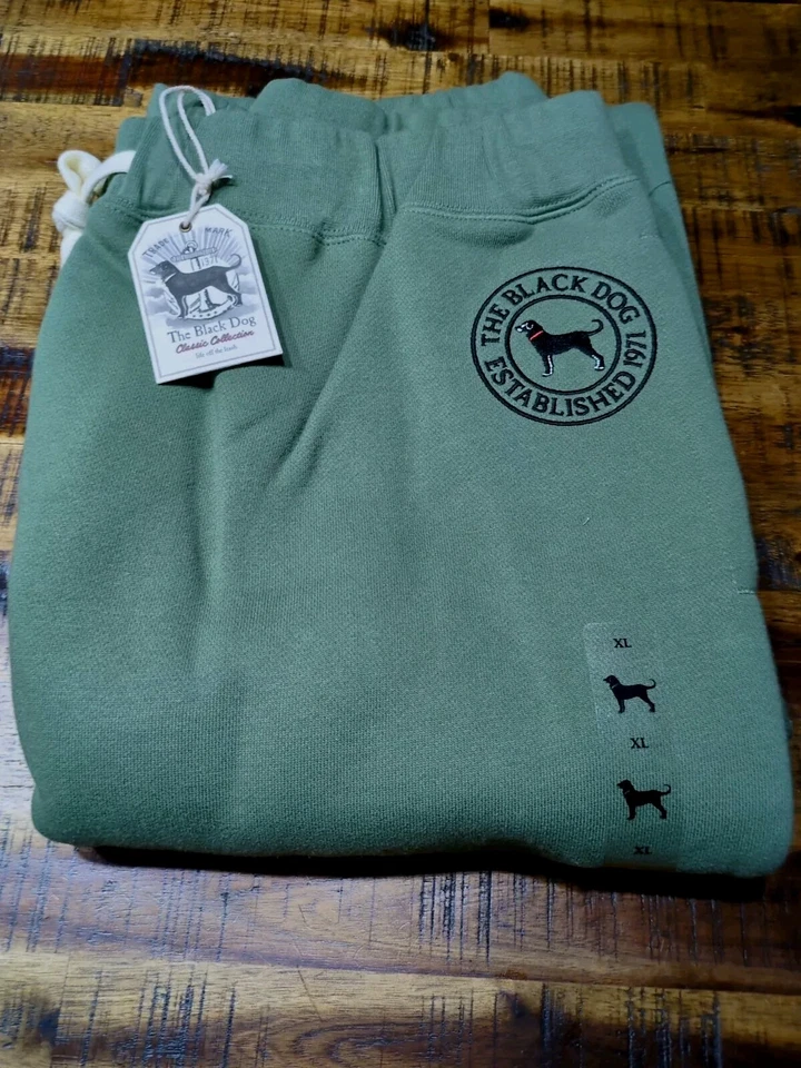 Черные мужские тренировочные штаны The Black Dog Martha's Vineyard размер XXL новые с бирками  - Изображение 1 из 4