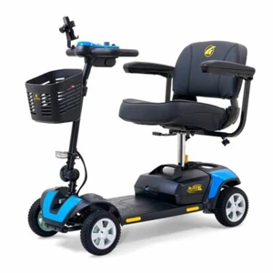 Golden Buzzaround XL 4-Wheel Lightweight Portable Mobility Electric Scooter Blue - Picture 1 of 1