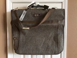 NOS Sterling Silver By Jordache Tweedy Elegance Borsa Porta Indumenti Bagaglio con Chiavi - Foto 1 di 8