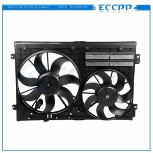 Radiator Cooling Fan For 2007 2008 2009 2010 Volkswagen Eos 2006-2013 Audi A3 - Picture 1 of 6