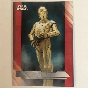 Star Wars Die letzten Jedi Trading Card # 18 C-3PO - Bild 1 von 2
