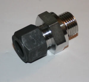 1/2 Tub x 3/4-16 O-Seal SAE/MS Straight Thread 316ss Fitting Parker 8-8 ZHBA5-SS - Picture 1 of 3