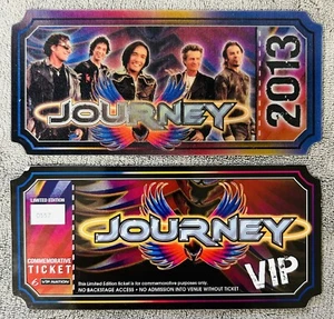 Journey Hologram Plastic Commemorative VIP Tickets - Excellent Condition - Picture 1 of 2