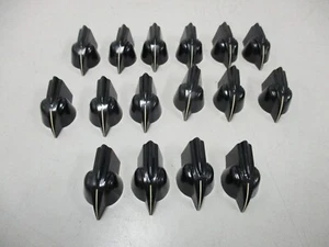 16 Daka Ware Chickenhead Black Control Knobs With Engraved White Indicator Lines - Picture 1 of 4