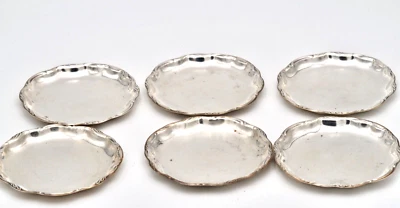 6 Antico Argento Placcato Sottopiatto - WMF - 320 G - Immagine 1 di 4