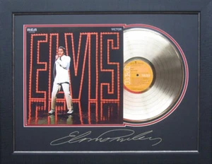 Elvis Presley Gold Album w-Laser Signatures Signed Auto - Picture 1 of 1