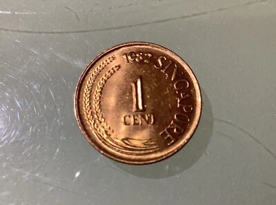 Singapore 1 Cent 1982 Circulated - Image 1 of 2