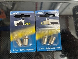 4-bulb pack lot Dorcy KPR118 Krypton Flashlight Miniature 7.2V Lamp for 6D Cell - Picture 1 of 3