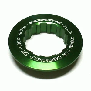 gobike88 TOKEN Lock Ring for Campagnolo Cassette, 12T, Green, 017 - Picture 1 of 1