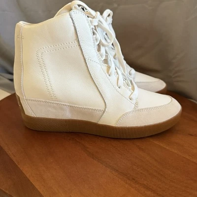 Botín de cuña Sorel Out N About Sea Salt/Goma para mujer NL4913-125 talla 10 impermeable Foto 1 de 4