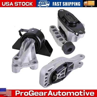 Novo conjunto de 3 suportes de motor para Chevrolet Sonic 2013 2014 2015 2016 1.8L - Imagem 1 de 4