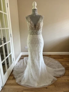 Justin Alexander Signature Yoko 99222 wedding dress US size 10 / UK size 12 - Picture 1 of 7