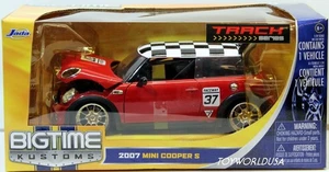2009 Jada BIGTIME KUSTOMS 2007 Mini Cooper S with Checkered roof 1/24 Scale - Picture 1 of 2