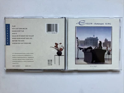 Evelyn Champagne King - Flirt (1988, CD) Capital Records USA Mint Condition Foto 1 de 2