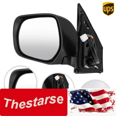 9 Pins Rearview Mirror Left Driver Side Mirror For 2013-2022 Toyota Land Cruiser - Image 1 of 4