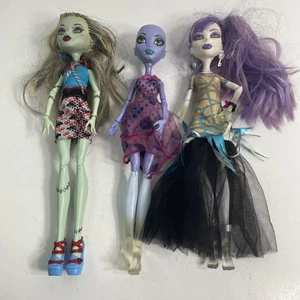 Lot Of 3 Monster High Doll Frankie Stein (2008), Custom, & Dot Dead - Bild 1 von 16