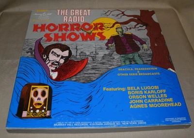 The Great Radio Horror Shows Bela Lugosi Vinyl 3 LP Box Set Murray Hill 933977 - Image 1 of 4