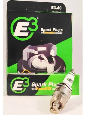E3 Spark Plugs Spark Plug Diamond Fire 14 mm Thread 0.438 in Reach Tape (E3.40) - Image 1 of 4