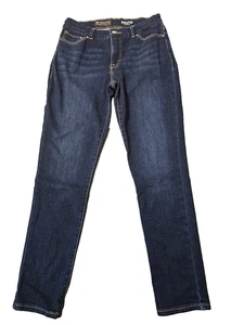 Pantalones de mezclilla Lee Modern Series Revolution para mujer ajustados rectos elásticos azules 10 - Imagen 1 de 6