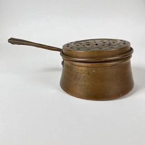 Scaldino scaldaletto antico in rame grande vecchio scalda letto 900 Lanterna - Foto 1 di 11