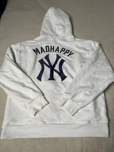 MADHAPPY NY Yankees New York MLB Felpa con Cappuccio Uomo Large/XL B25 - Foto 1 di 9
