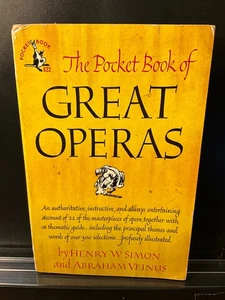 The Pocket Book of Great Operas by Simon&Veinus PB622 1949 1st pnt Skaggs cover - Bild 1 von 4
