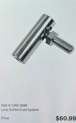NAPA autopartes ECHLIN #: CRB 2686 sistemas de combustible junta de acelerador nuevo 📦 Foto 1 de 2