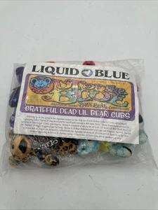 Grateful Dead 5" Bear Cubs Serie A komplettes Set/Lot x6 - flüssig blau exklusiv - Bild 1 von 6