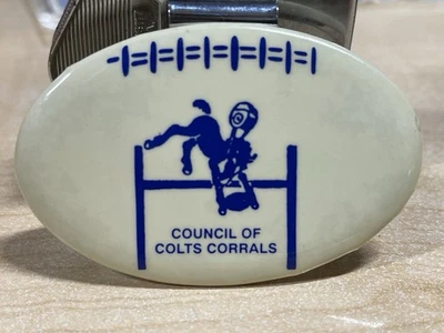 Винтажная булавка Council Of Colts Corrals на пуговицах Baltimore Football NFL - Изображение 1 из 3