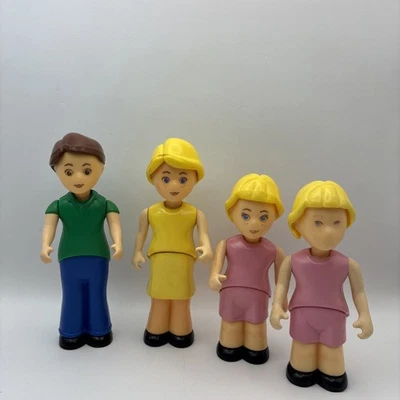 Little Tikes Casa de Muñecas Personas Familia Figuras Papá Mamá Hermana Lote de 4 Foto 1 de 4