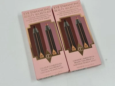 2x Charlotte Tilbury Eye Enhancing Beauty Secrets Kit Color PillowTalk Eyeshadow - Image 1 of 4