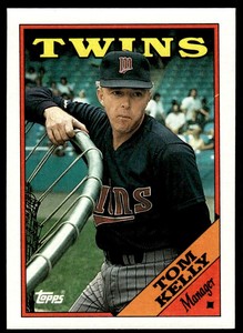 1988 Topps Tom Kelly Minnesota Twins #194