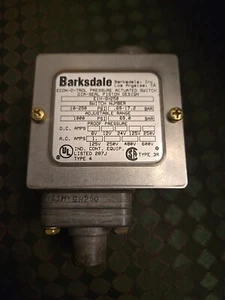 BARKSDALE E1H-GH520 ECON-O-TROL PRESSURE ACTUATED SWITCH DIA-SEAL PISTON DESIGN - Picture 1 of 8