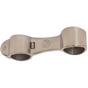 Paralleler Handlauf Mittelverschraubung mit klappbarem Ende passt 25 mm Rohr, Edelstahl - Bild 1 von 6