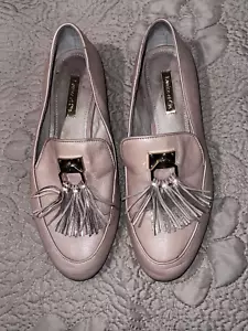 Louise et Cie Damen-Slipper Halbschuhe Größe 7,5 M Rouge Quasten Leder flache Schuhe - Bild 1 von 8