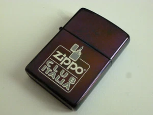 ACCENDINO ZIPPO - ANNUALE 2004 - C 04 - ZIPPO CLUB ITALIA - VIOLA - NUOVO - Foto 1 di 7
