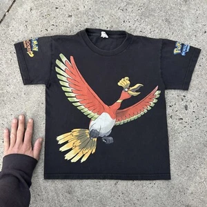 Pokemon T-Shirt HeartGold SoulSilver Promo VTG 2010 Kids Youth M - Nintendo DS - Picture 1 of 7