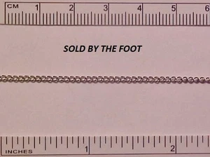 #CC4(S)NS Soldered Curb Chain for Model Horse Tack (New Style) - SILVER-TONED - Picture 1 of 1