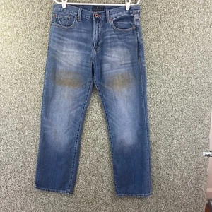 Lucky Brand Jeans Men 33x30 Blue 361 Vintage Straight Well Worn Stained Workwear - Picture 1 of 14