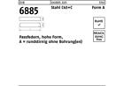Passfeder Din 6885 Form A Rundstirnig/O.Bohrung A 14 X 9 X125 Stahl C45+C