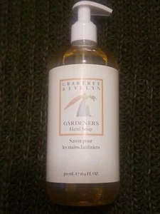 Crabtree & Evelyn Gardeners Hand Soap Gel Wash 16.9oz 500ml NEW - Picture 1 of 2